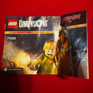 Lego Instruction Manual Book ONLY Dimensions Scooby - Doo Team Pack 71206 2015